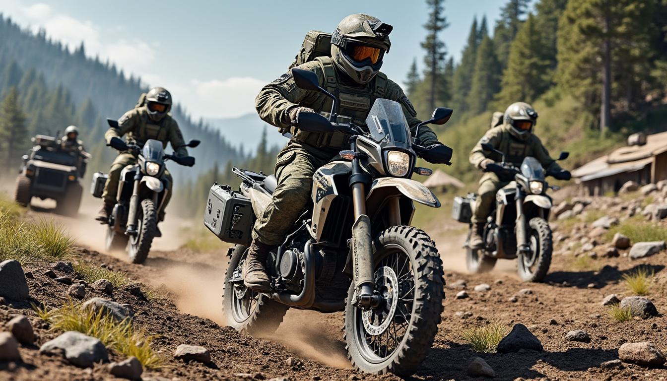 l'armée investit 6 millions d'euros dans de nouvelles motos tout-terrain pour renforcer ses capacités opérationnelles et améliorer la mobilité sur tous les terrains.