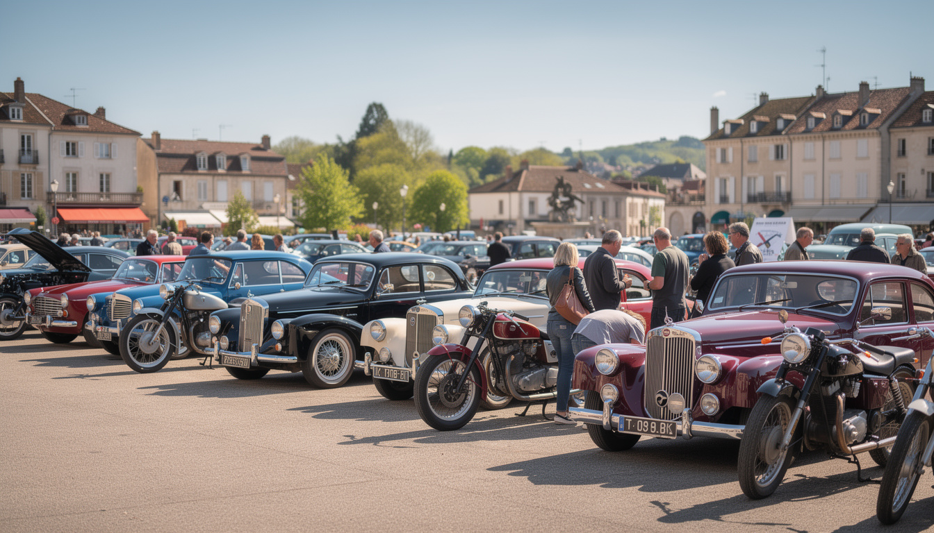 découvrez le rassemblement de véhicules anciens organisé par auto moto la passion mobile à montbéliard, une célébration vibrante qui réveille la passion pour les classiques et le rétro automobile.