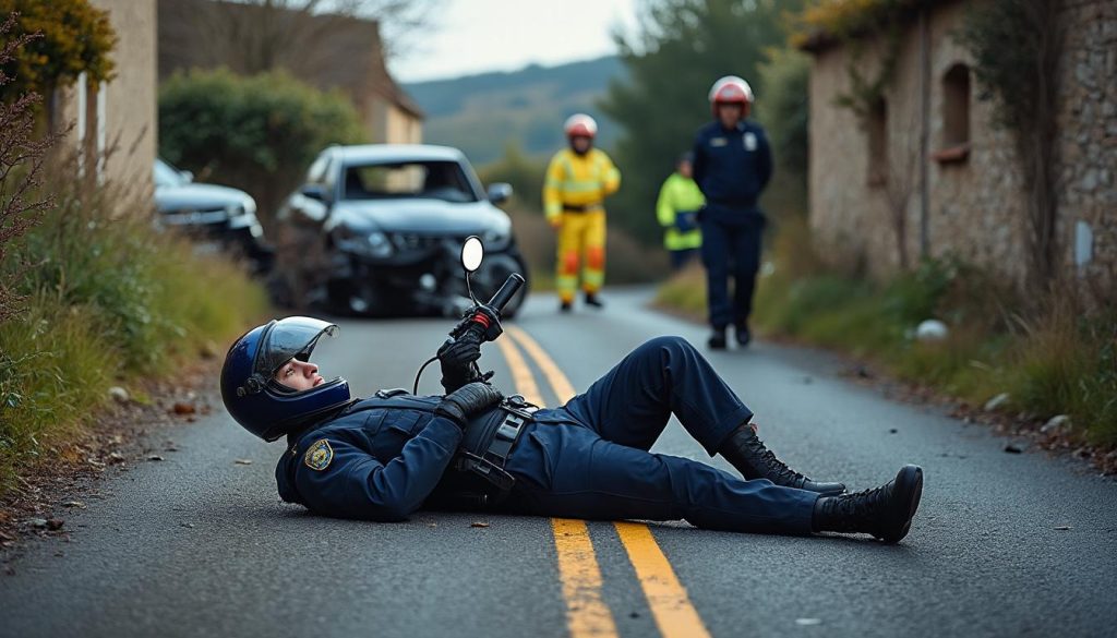 tragique accident à châteauneuf : un jeune gendarme décède suite à une collision entre sa moto et une voiture. toutes les circonstances de ce drame.