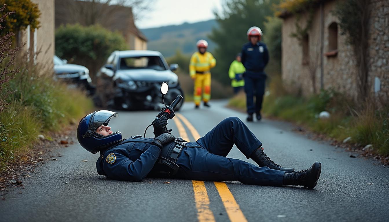tragique accident à châteauneuf : un jeune gendarme décède suite à une collision entre sa moto et une voiture. toutes les circonstances de ce drame.