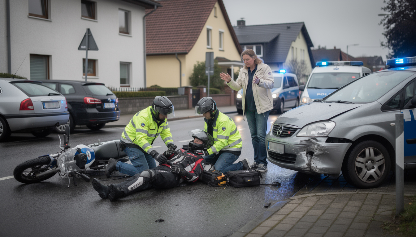un accident grave en allemagne entre un élève motard et son moniteur d’auto-école laisse le jeune conducteur dans un état critique, suscitant une vive inquiétude.