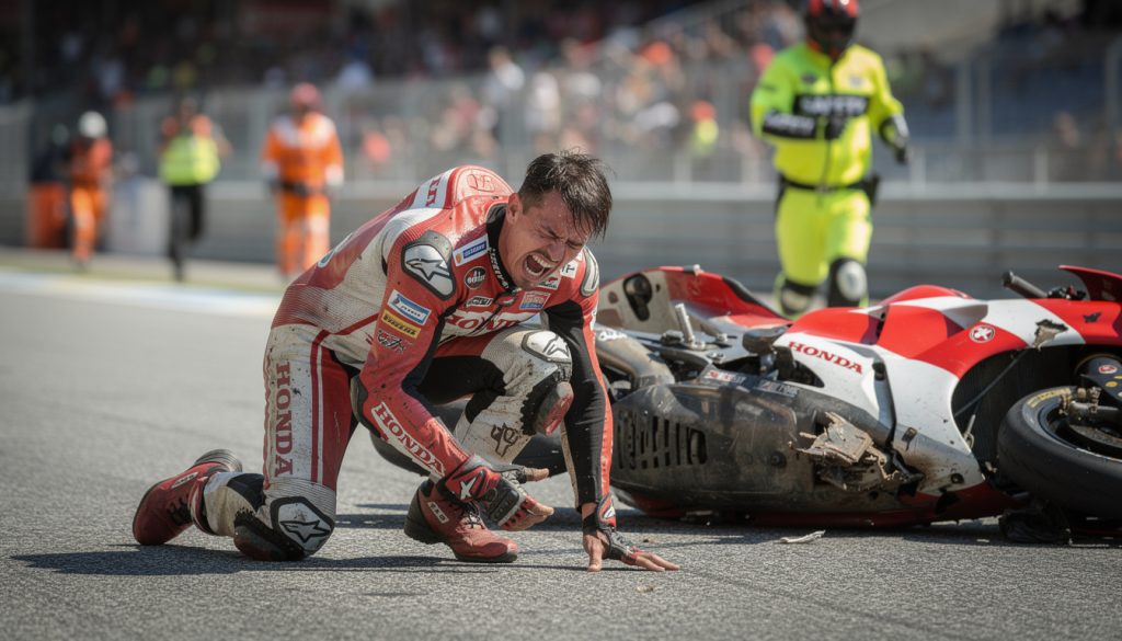 découvrez le témoignage émouvant de johann zarco après son grave accident, où il raconte son intense douleur et son combat pour s'en sortir.