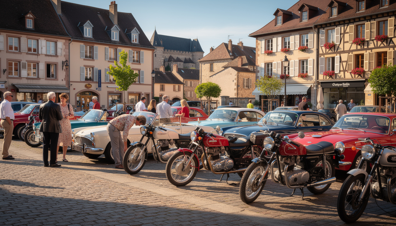 découvrez le rassemblement de véhicules anciens à montbéliard, un rendez-vous incontournable pour les passionnés d'automobiles et motos vintage organisé par auto moto la passion mobile.